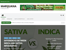 Tablet Screenshot of e-marijuana.net